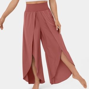 HALARA Breezeful High Waisted Palazzo Flowy Split Wide Leg Quick Dry Pants